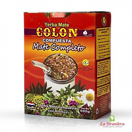 Erva Mate Yerba Mate Colon Mate Completo 500G.