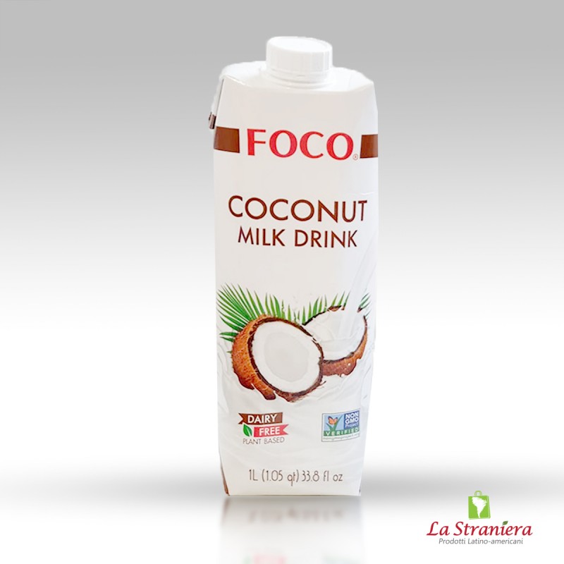 Latte di Cocco Coconut Milk Drink Foco 1L - La Straniera Torino -  Specialità Sudamericane
