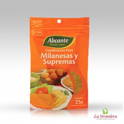 Condimento para Milanesas y Supremas Alicante 25G.