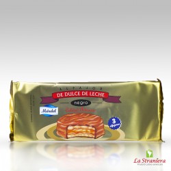 Alfajores Dulce de Leche Negro Mardel 3u.