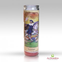 Candela di Vetro per Esoterismo ''San Santiago'' Vela, Velon