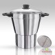 Pentola per Cuscuz  Nordestino, Cuzcuzeira 16 Polido Classic, 