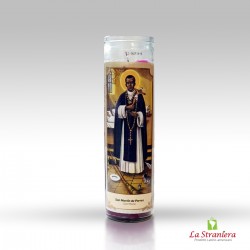Candela di Vetro per Esoterismo ''San Martin de Porres'' Vela, Velone