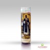 Candela di Vetro per Esoterismo ''San Martin de Porres'' Vela, Velone (Solo a Torino(TO))