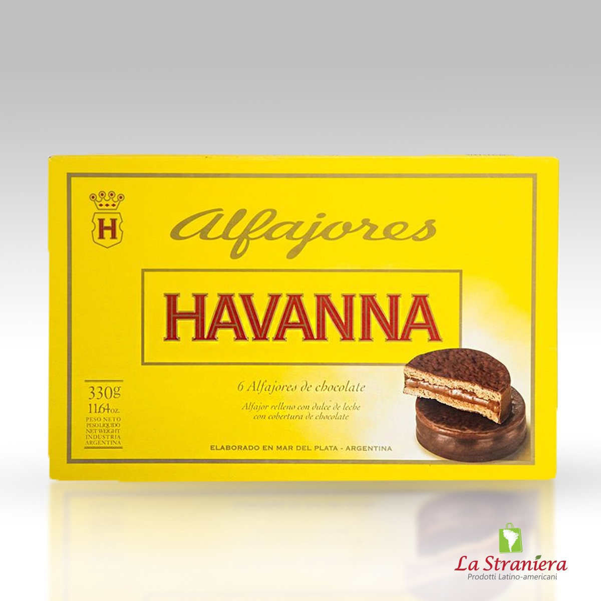 Dolce di Cioccolato, Alfajores de Chocolate, Havanna x 6 unidades - La  Straniera Torino - Specialità Sudamericane