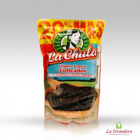 Fagioli Neri La Chula Frijoles Negros Volteados 480G.