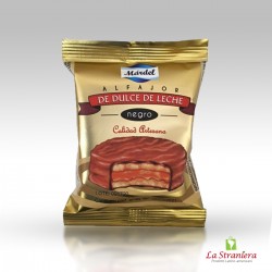 Alfajores Mardel coperti di Cioccolato Nero 1u.