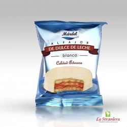 Alfajores Mardel coperti di Cioccolato Bianco 1u.