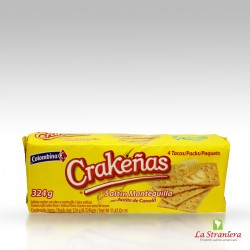 Crakeñas con Mantequilla y Aceite de Canola,  Colombina 324G.
