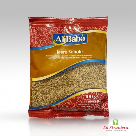 Semi di Cumino, Semillas de Comino, Jeera Whole, Alibaba 100G.