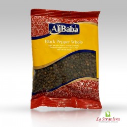 Pepe Nero in Grani, Pimienta Negra Entera, Alibaba 100G.