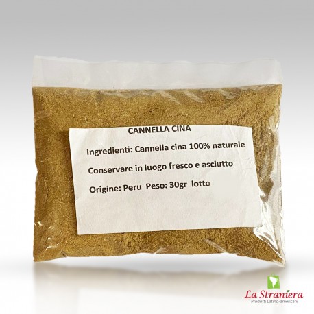 Cannella Cina, Canela en Polvo 30G.