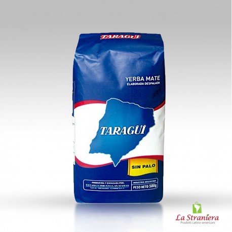 Yerba Mate Taragui Sin Palo, Azul 500G.