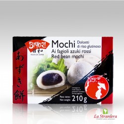Mochi ai Fagioli Azuki Rossi, Read Bean Mochi, Biyori 210G.