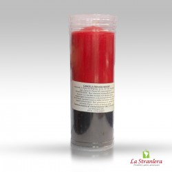 Candela Esoterica Nero e Rosso, Vela, Velon Negro y Rojo