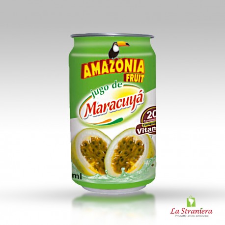 Succo di Maracuya, Amazonia Fruit Maracujà Lattina 330ml