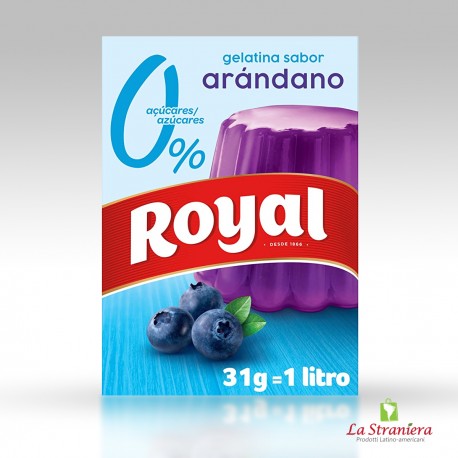 Gelatina gusto Mirtillo, Arandano, Light Royal 31G.