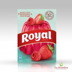 Gelatina gusto Lampone e Fragola, Framboesa Morango, Royal 31G.
