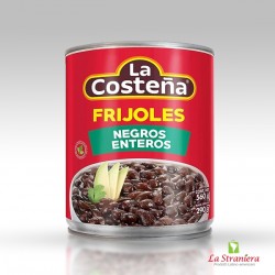 Fagioli Neri, Frijoles Negros Enteros, La Costeña 290G.