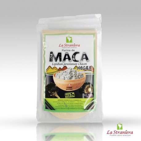 Farina di Maca nera, Harina de Maca negra, La Straniera 110GR