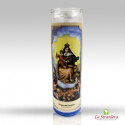 Candela di Vetro per Esoterismo ''Virgen del Carmen'' Vela, Velon