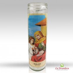 Candela di Vetro per Esoterismo ''Santa Ana'' Vela, Velon