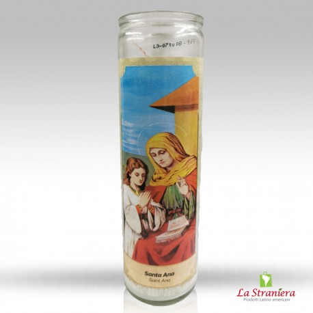 Candela di Vetro per Esoterismo ''Santa Ana'' Vela, Velon
