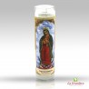Candela di Vetro per Esoterismo ''Virgen de Guadalupe'', Vela, Velone (Solo a Torino(TO))