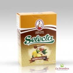 Yerba Mate Zenzero Limone e Miele, Yerba Mate Jengibre Limon y Miel Selecta 500g