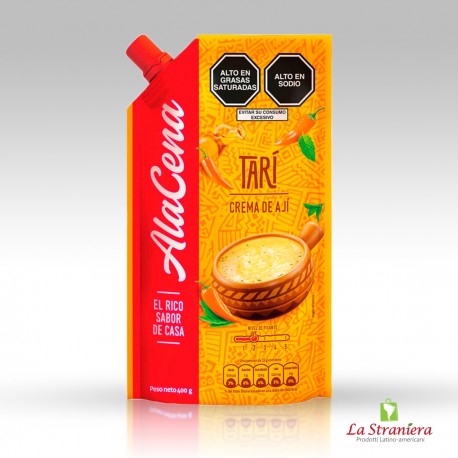 Salsa di Peperoncino Giallo, Crema de Aji Tari 400ML. Alacena
