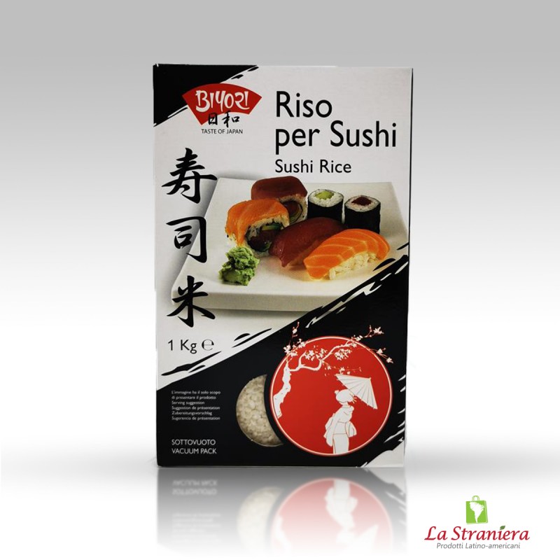 Riso per Sushi, Sushi Rice Biyori 1Kg - La Straniera Torino - Specialità  Sudamericane