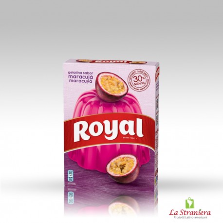 Gelatina di Maracujá (Maracuyá , Frutto della Passione), Royal 114 GR.
