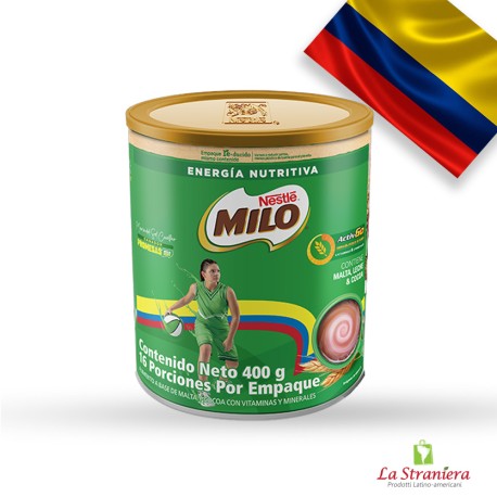 Cacao en polvo Milo Colombiano Nestle (Cacao in Polvere) 400G.