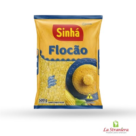 Flocão de Milho Farinha de Milho Flocada Sinhá 500 g