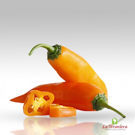 Peperoncino Giallo, Ajì Amarillo Fresco circa 350G.