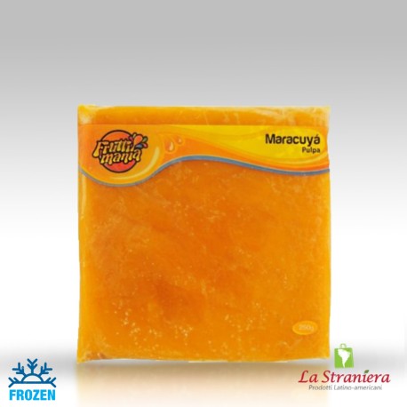 Polpa surgelata di Frutto della Passione (Maracuya) senza semi, Frutti Mania 250GR (Solo Torino(TO))