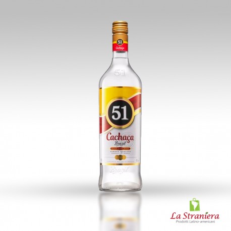 Cachaça 51 40° 1Lt., Brasil