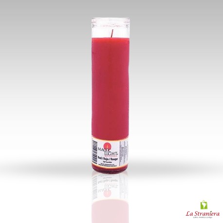 vela roja de 272gr