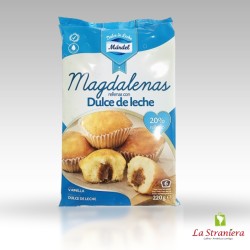 Magdalenas rellenas de dulce de leche, Mardel 220gr