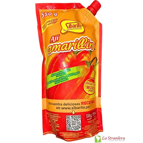 Aji Amarillin Molido Sin Picante, Sibarita - 550g.