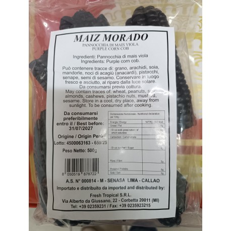 Maiz Morado en Mazorca 500g