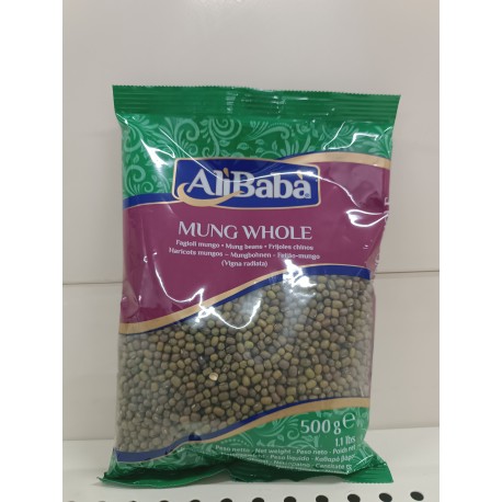 Fagioli Mungo Verdi ( Feijao-Mungo, Frijol Mungo) Moong Beans 500G.