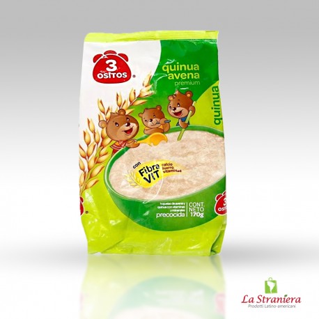 Quinua Avena en Hojuelas, 3 Ositos 170G.