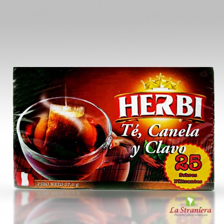 Infusione, The, Té, Canela y Clavo de Olor, Herbi