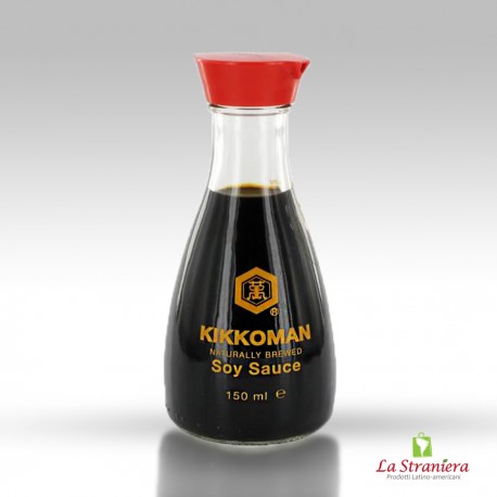 Salsa de Soja, Soy Sauce, Sillao,Siyau Kikkoman 150ML.