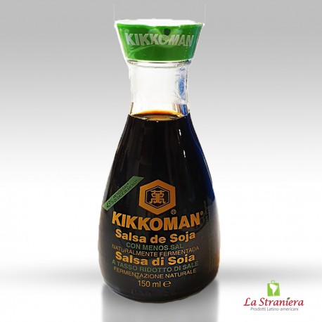 Salsa de Soja, Soy Sauce, Sillao,Siyau Kikkoman 150ML.