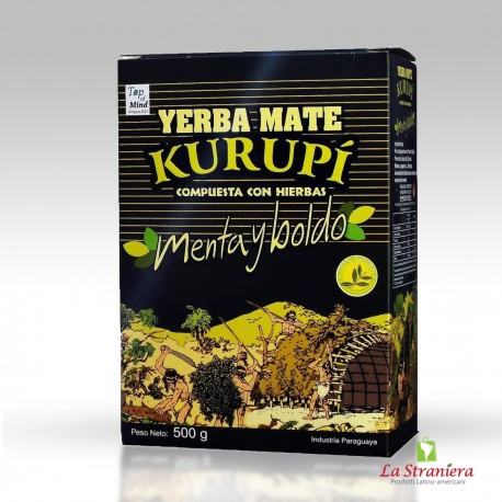 Erba Mate, Kurupi di Menta e Boldo, Yerba Mate 500G.