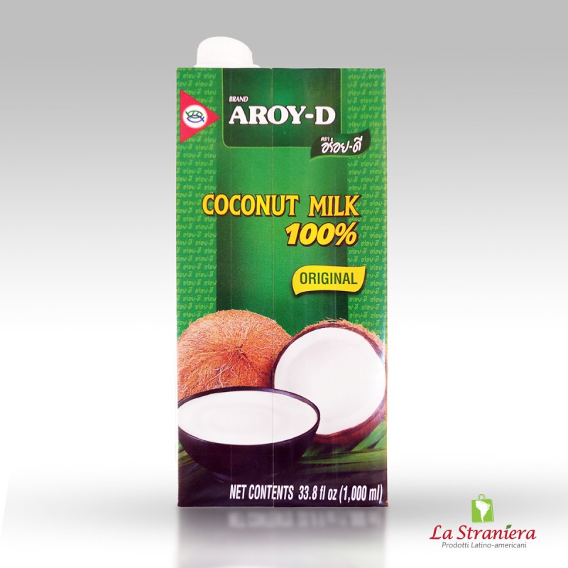 Latte di Cocco Leche de Coco Coconut Milk Aroy D 1L - La Straniera