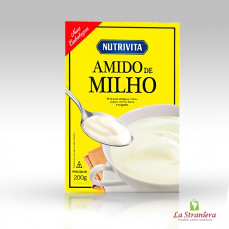 Amido Di Mais Amido de Milho Nutritiva - La Straniera Torino - Specialità  Sudamericane