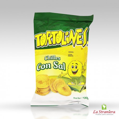 Snack di Banana Salata, Tortolines Chifles Salata